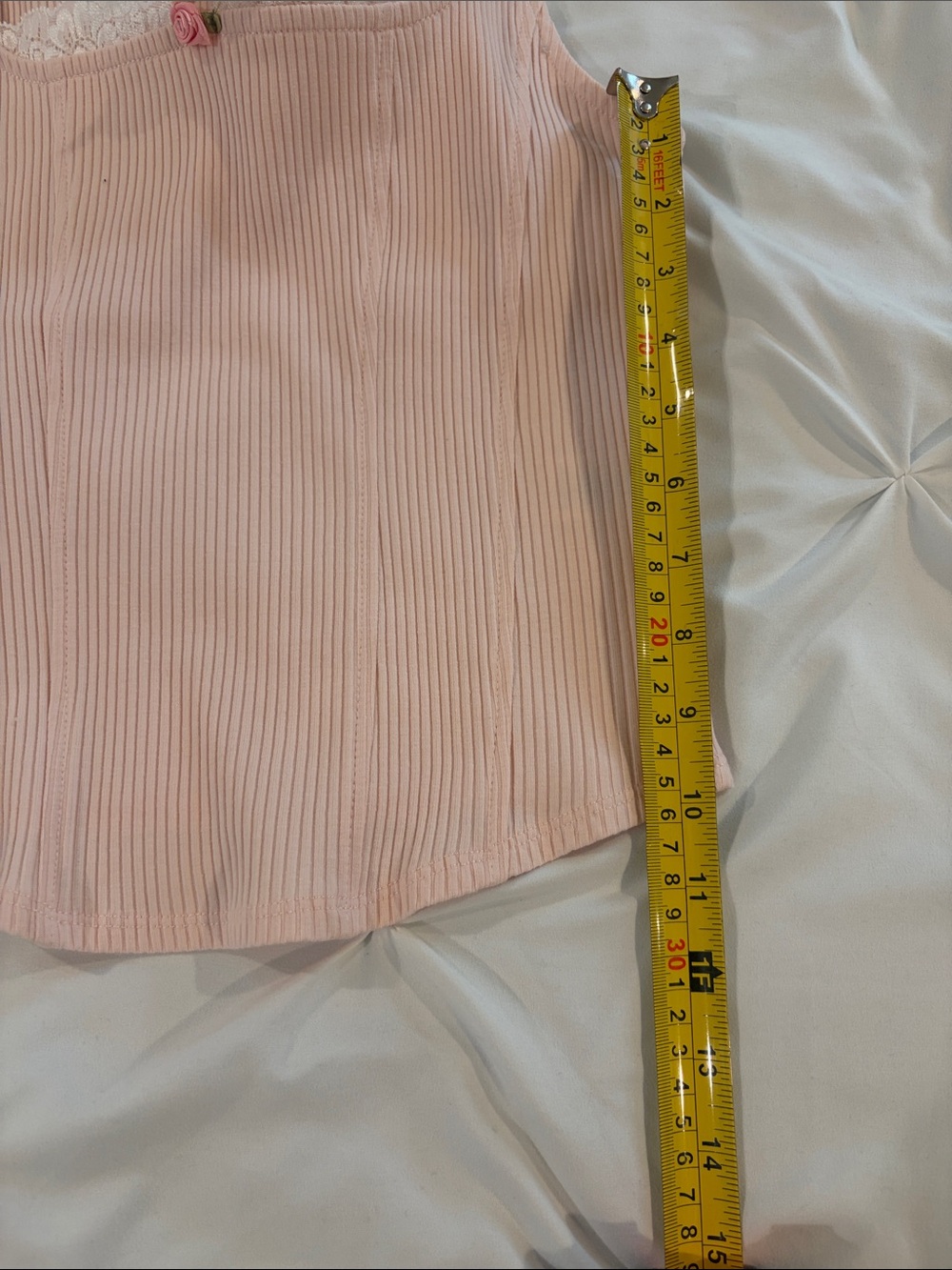 Aeropostale Ribbed Square set of 3-Neck Tank Tops - Red, Light Pink, Light Blue - Picture 5 of 5